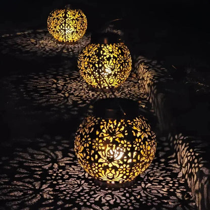 Eco-Friendly Solar Hanging Light for Outdoor Spaces