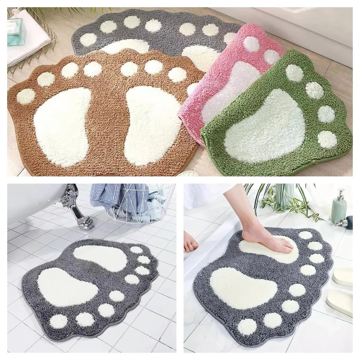 Ultra-Soft Quick-Dry Non-Slip Bath Mat
