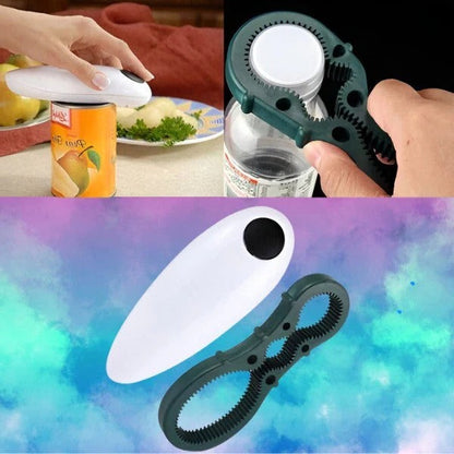 Smart Touch Can and Bottle Opener for Effortless Use