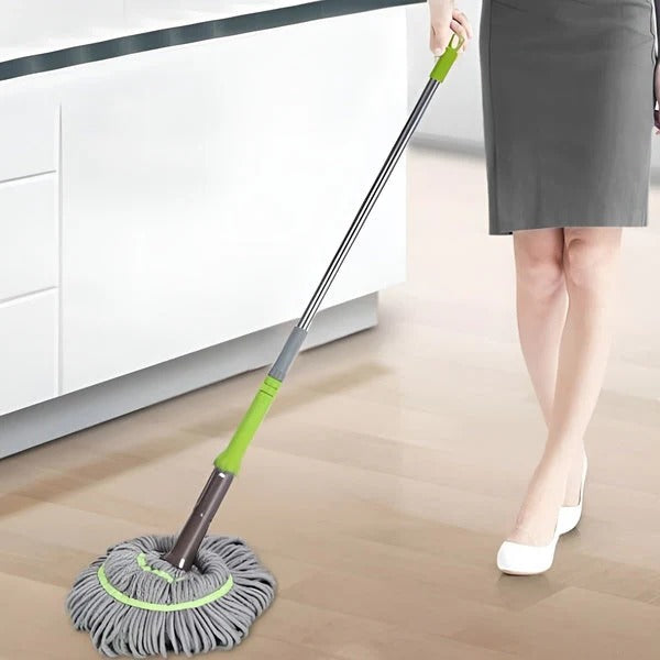 Effortless 360° Mop with Self-Wringing Feature