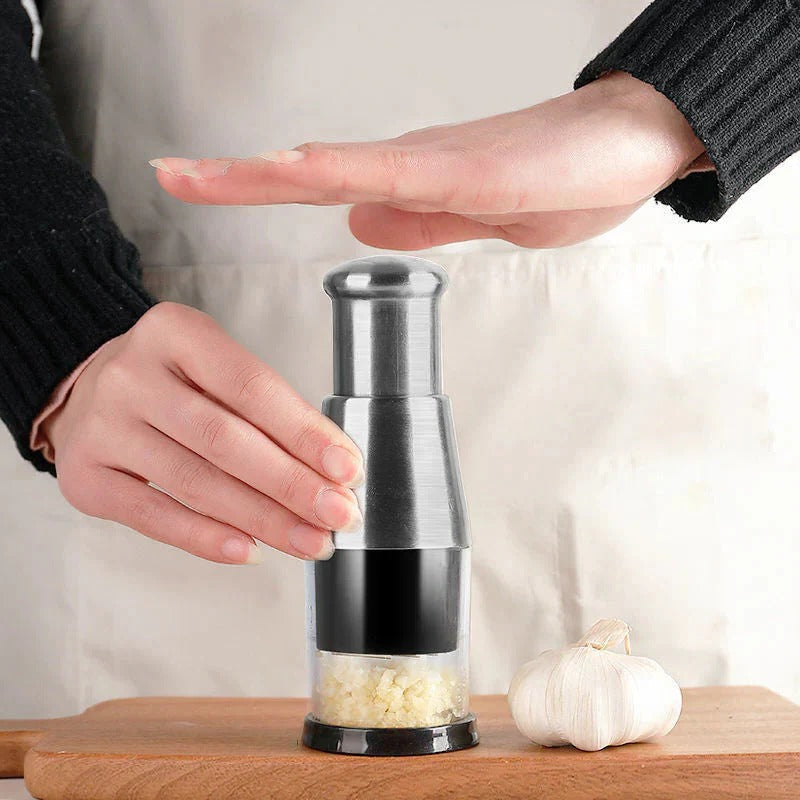Efficient Garlic Cutter with Premium Steel Blades