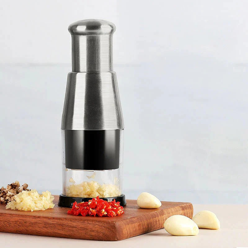 Efficient Garlic Cutter with Premium Steel Blades
