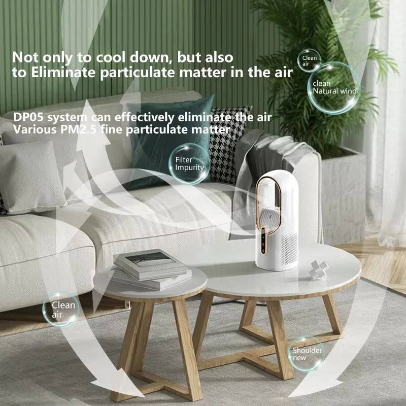 Portable USB Bladeless Cooling Breeze Fan