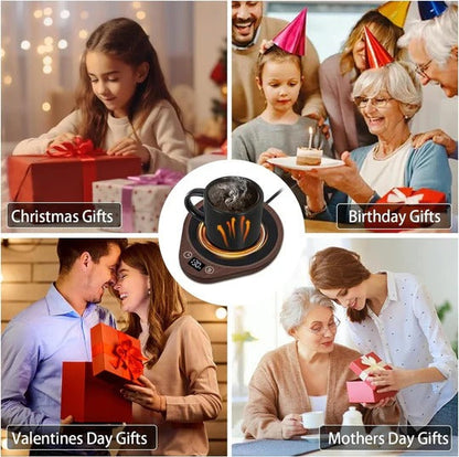 Smart Beverage Warmer with Adjustable Temperature Control