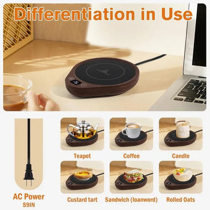 Smart Beverage Warmer with Adjustable Temperature Control