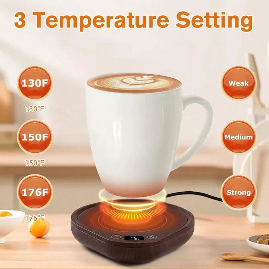 Smart Beverage Warmer with Adjustable Temperature Control