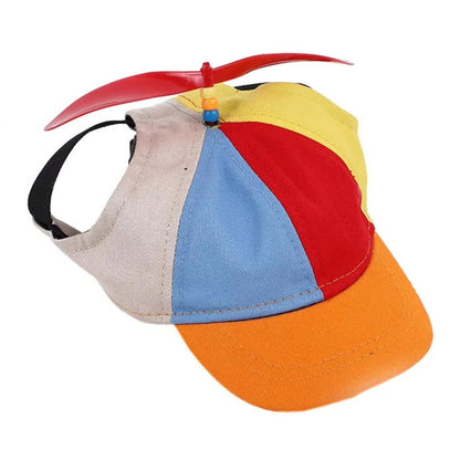 Vibrant Pet Cap with Fun Spinning Top