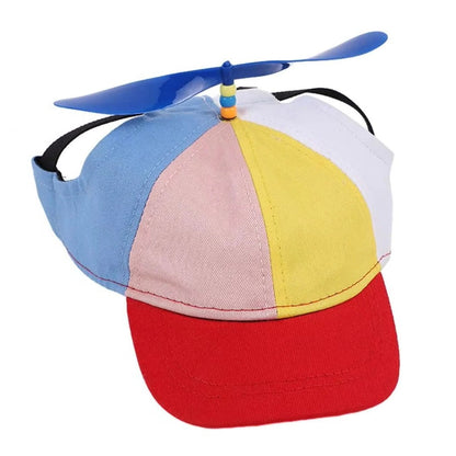 Vibrant Pet Cap with Fun Spinning Top