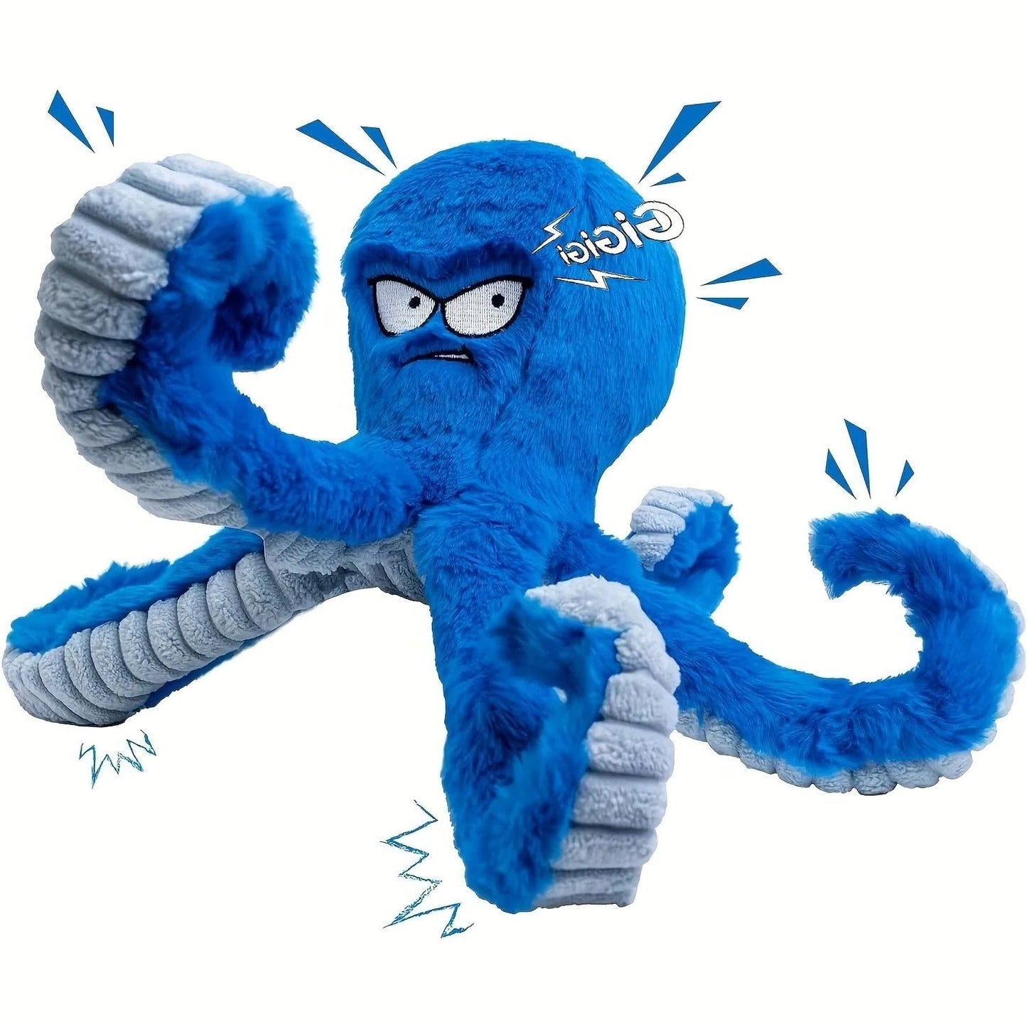 Playful Plush Octopus Toy for Dogs