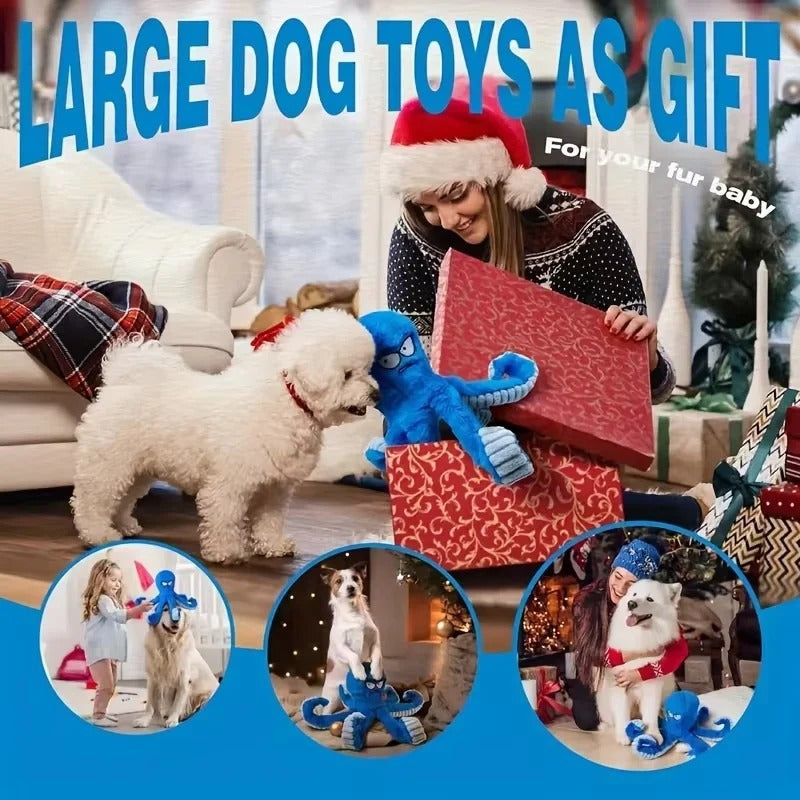Playful Plush Octopus Toy for Dogs