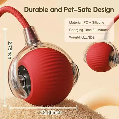 Rechargeable Pet Play Ball for Engaging Fun