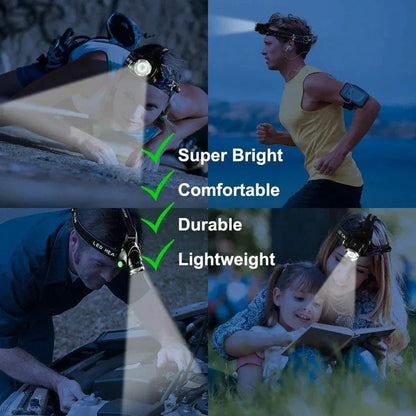 Ultra-Bright Rechargeable Headlamp for All Your Needs