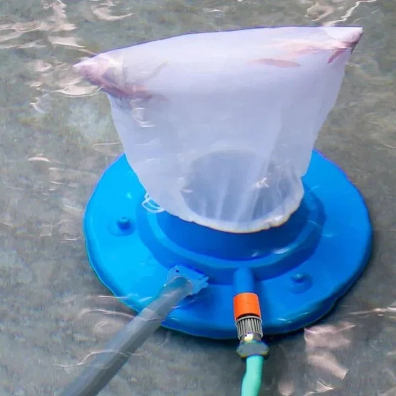 Effortless Pool Cleaner with Efficient Leaf Collection