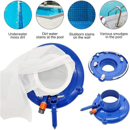 Effortless Pool Cleaner with Efficient Leaf Collection