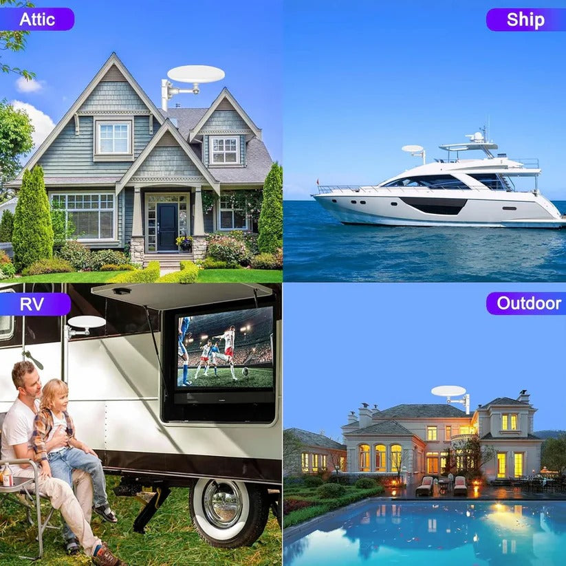 Enhanced Long-Range Outdoor HD TV Antenna for Superior Reception