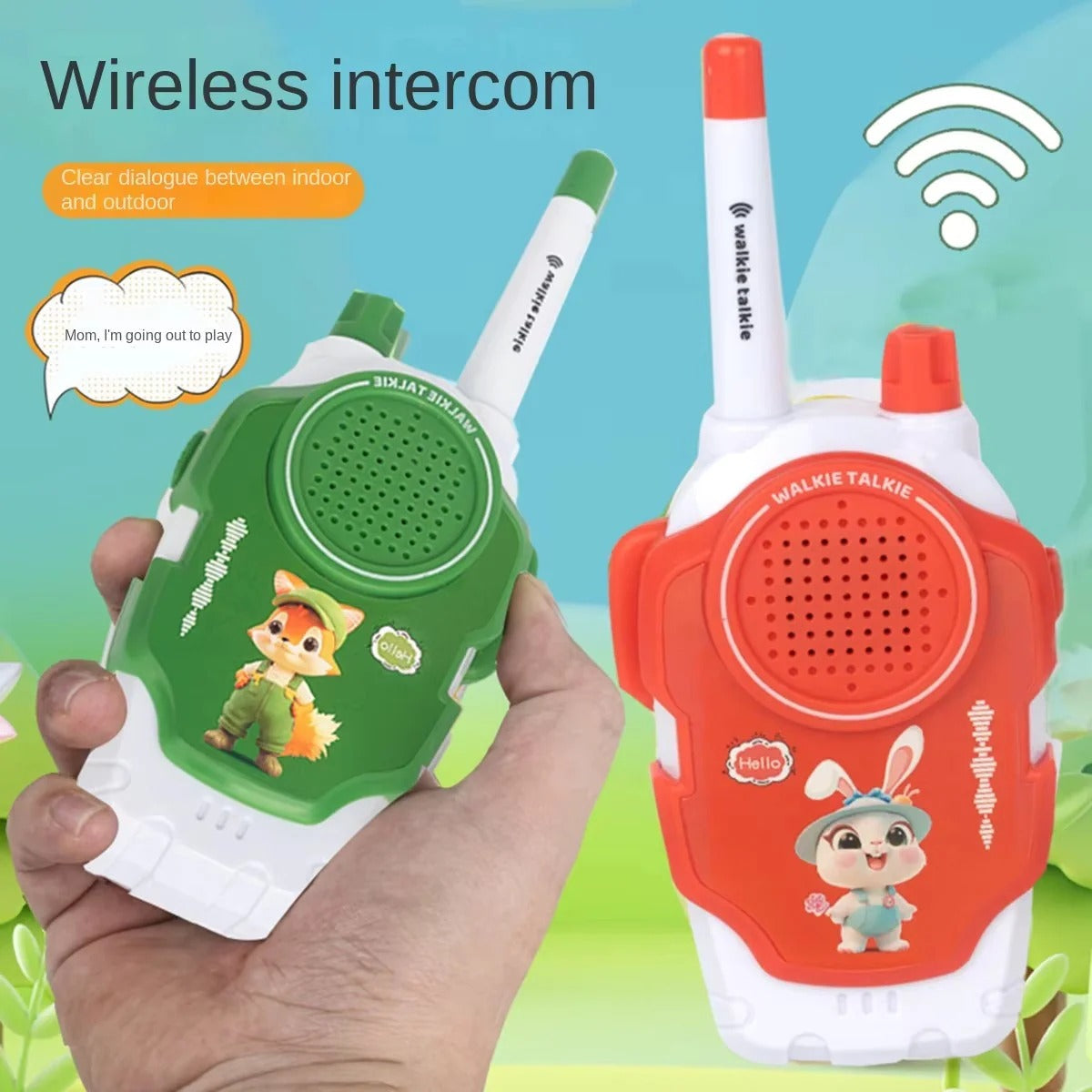 Adventure Buddy Walkie Talkies - Set of 2 for Kids