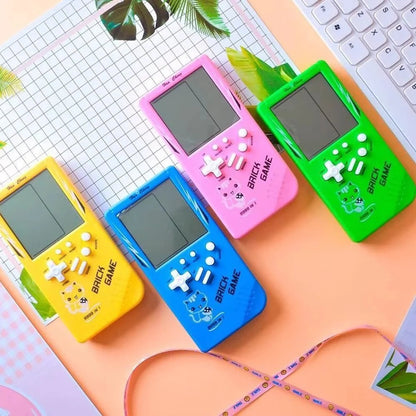 Pocket-Sized Classic Gaming Device for Family Fun