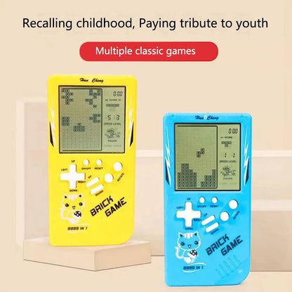 Pocket-Sized Classic Gaming Device for Family Fun