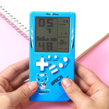 Pocket-Sized Classic Gaming Device for Family Fun