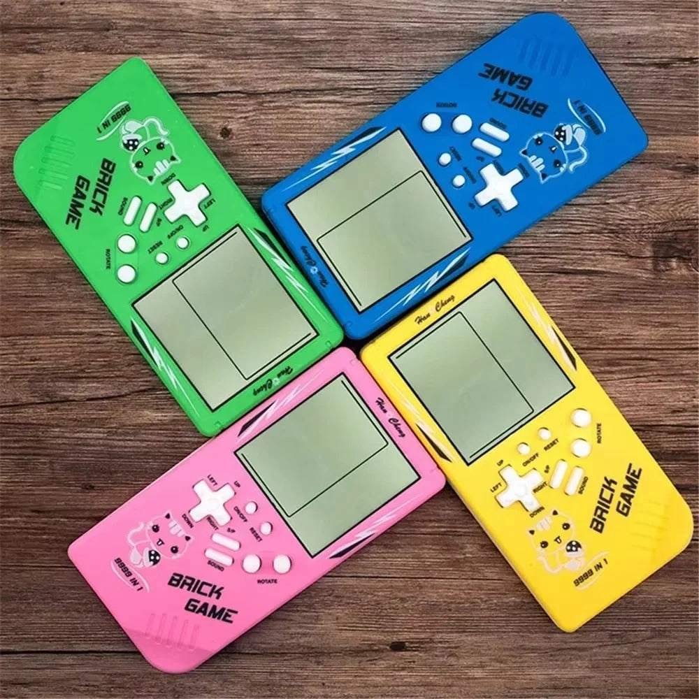 Pocket-Sized Classic Gaming Device for Family Fun