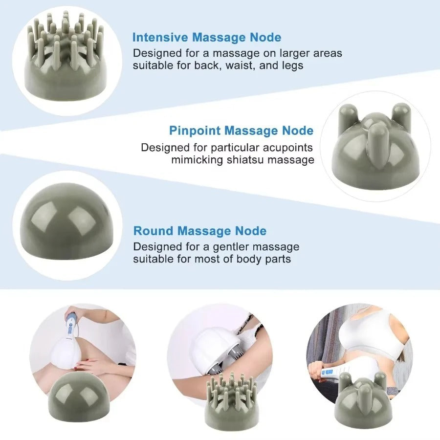 Rechargeable Dual-Head Muscle Relaxation Massager