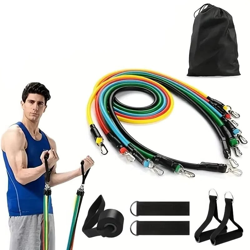 Ultimate Portable Resistance Band Fitness Kit with Accessories
