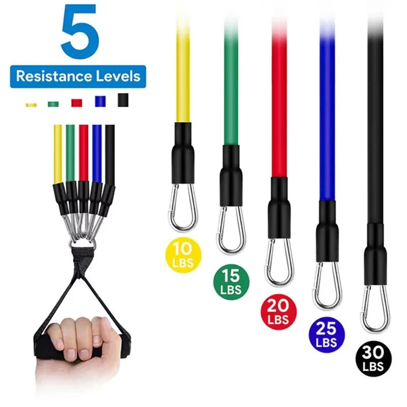 Ultimate Portable Resistance Band Fitness Kit with Accessories