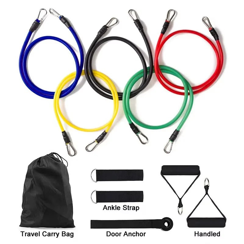 Ultimate Portable Resistance Band Fitness Kit with Accessories
