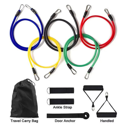 Ultimate Portable Resistance Band Fitness Kit with Accessories