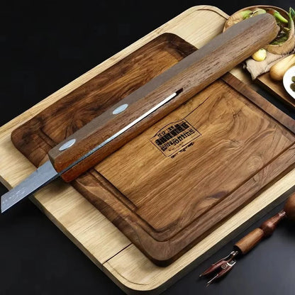 Elegant Steak Knives with Premium Wooden Handles