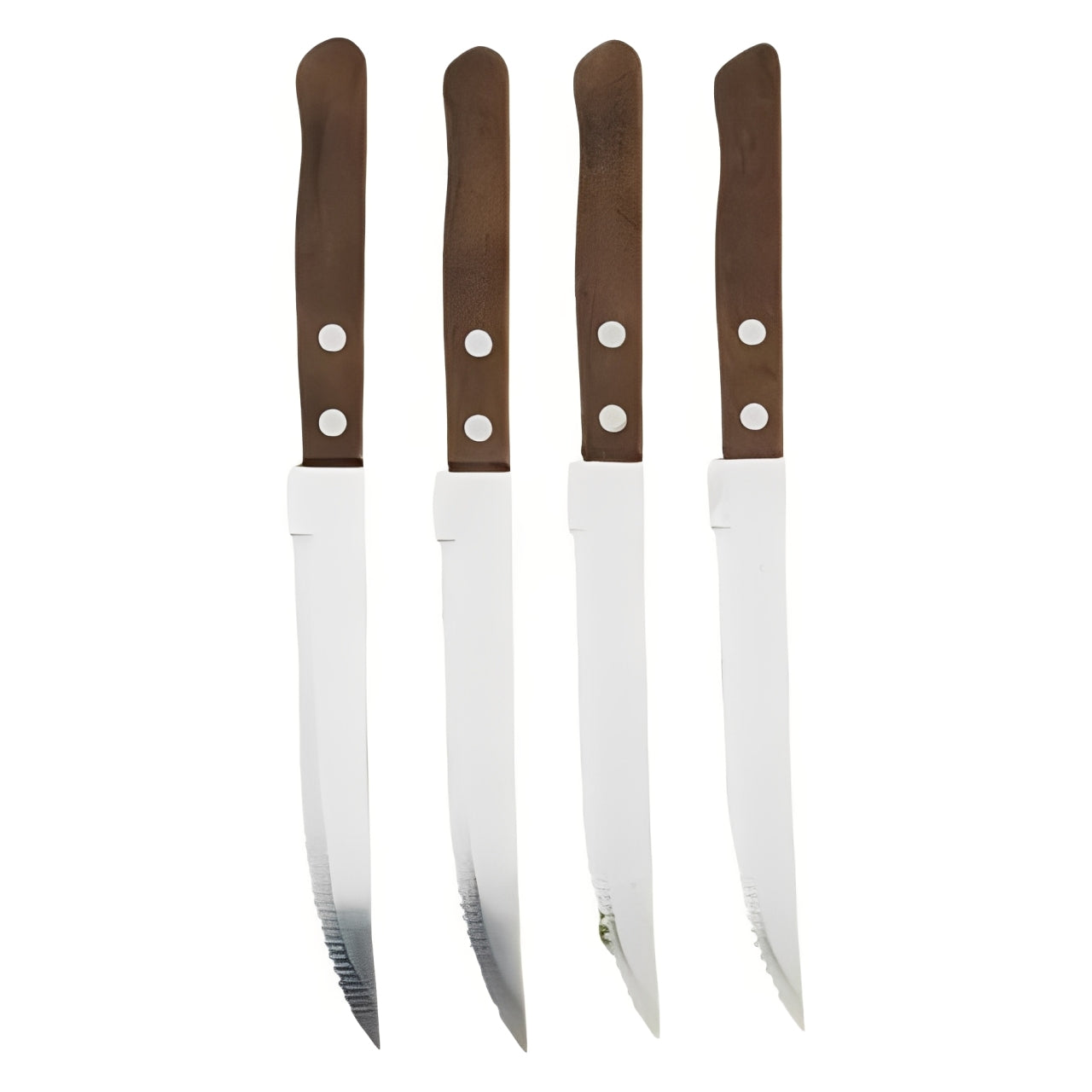 Elegant Steak Knives with Premium Wooden Handles