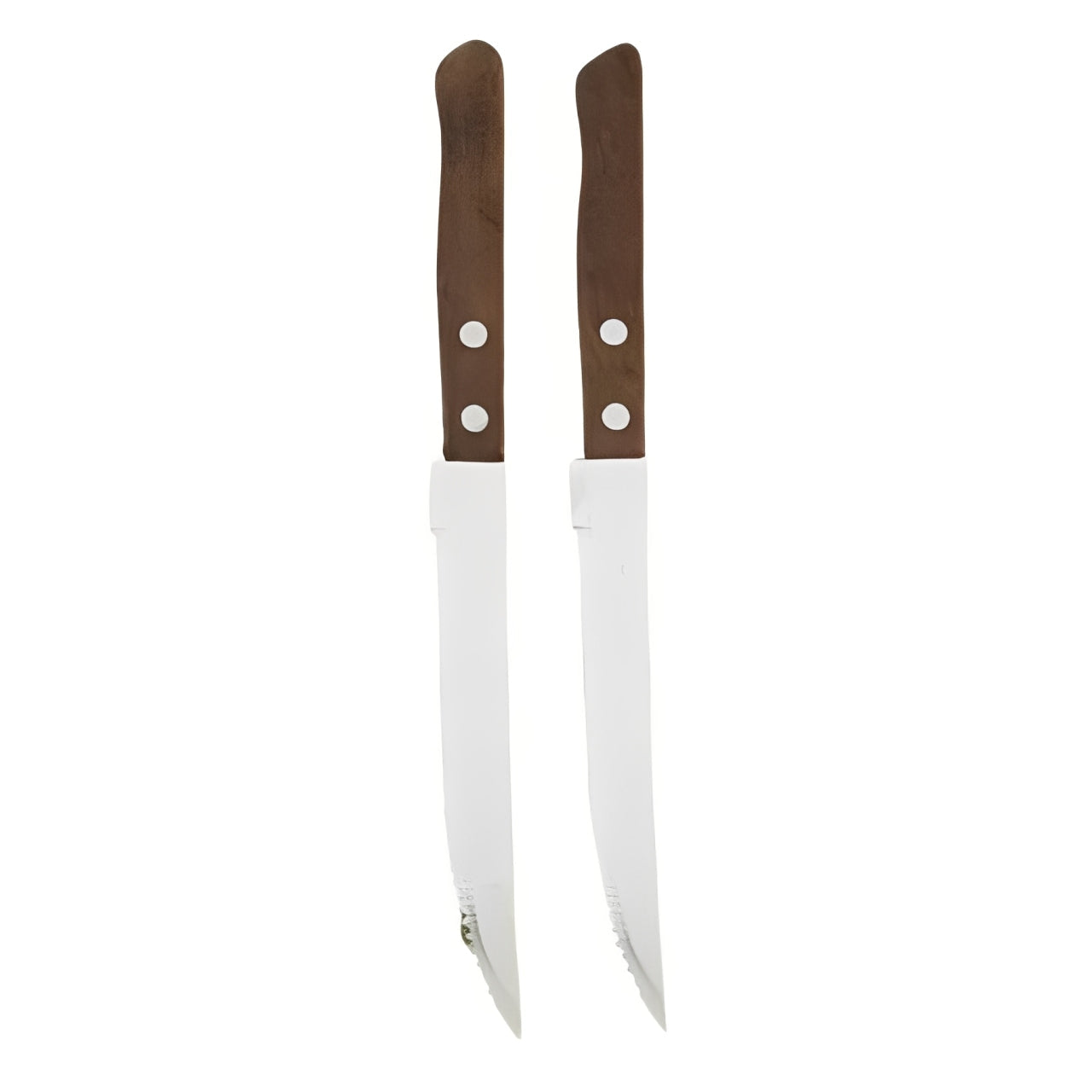 Elegant Steak Knives with Premium Wooden Handles