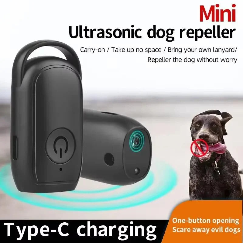 Compact Ultrasonic Canine Trainer with Night Light