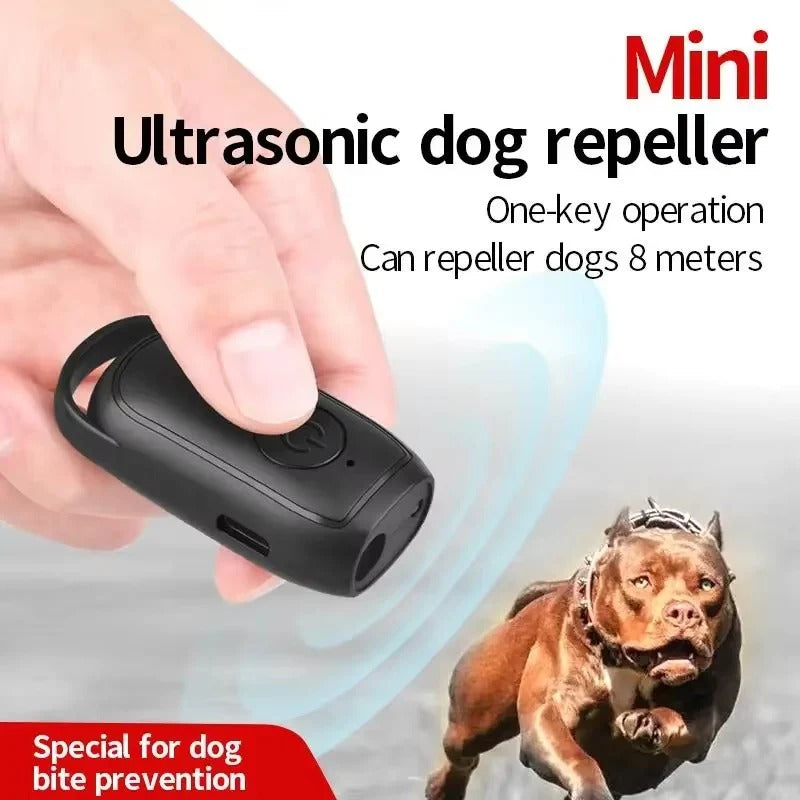 Compact Ultrasonic Canine Trainer with Night Light