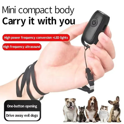 Compact Ultrasonic Canine Trainer with Night Light