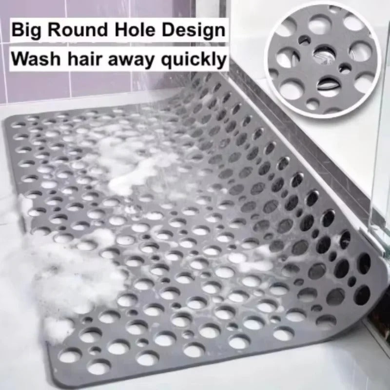 Secure Grip Square Shower Mat with Superior Suction