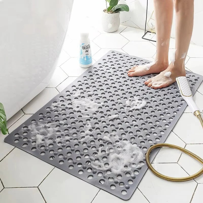 Secure Grip Square Shower Mat with Superior Suction