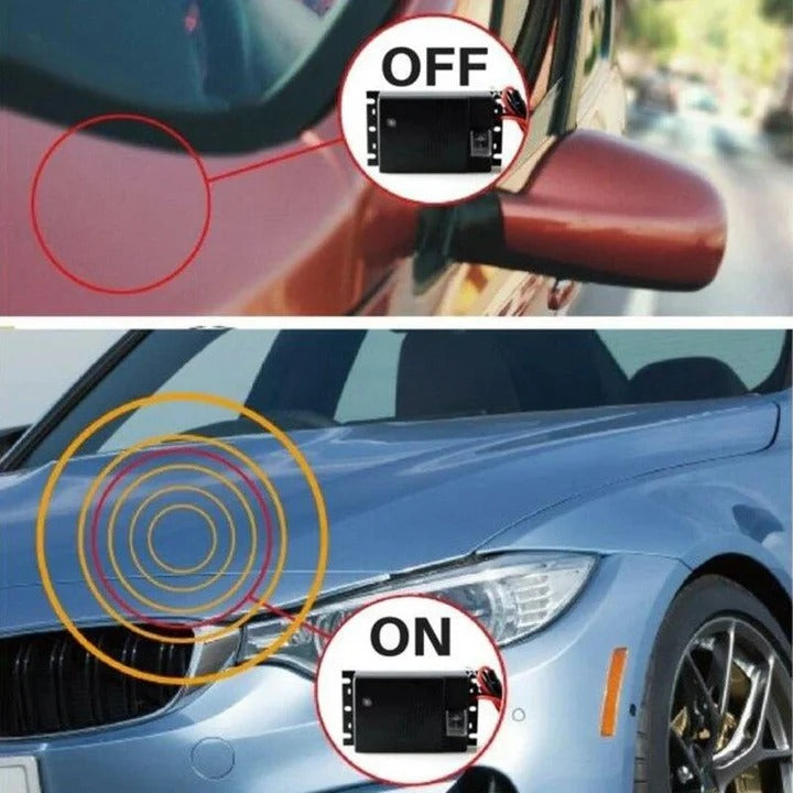 Compact Ultrasonic Rodent Defense System for Vehicles