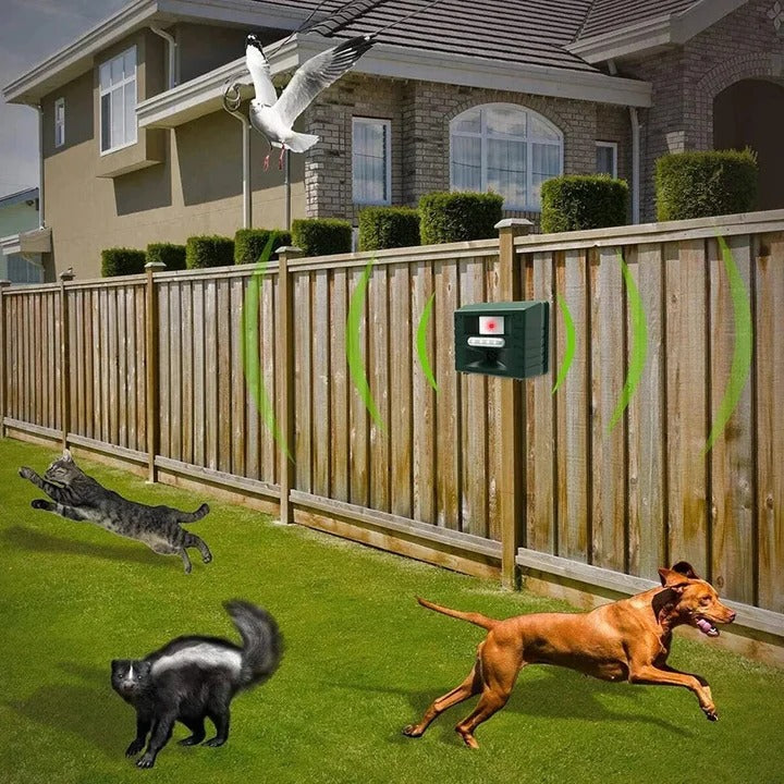 Eco-Friendly Ultrasonic Bird Deterrent for Outdoor Spaces