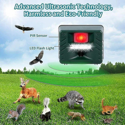 Eco-Friendly Ultrasonic Bird Deterrent for Outdoor Spaces
