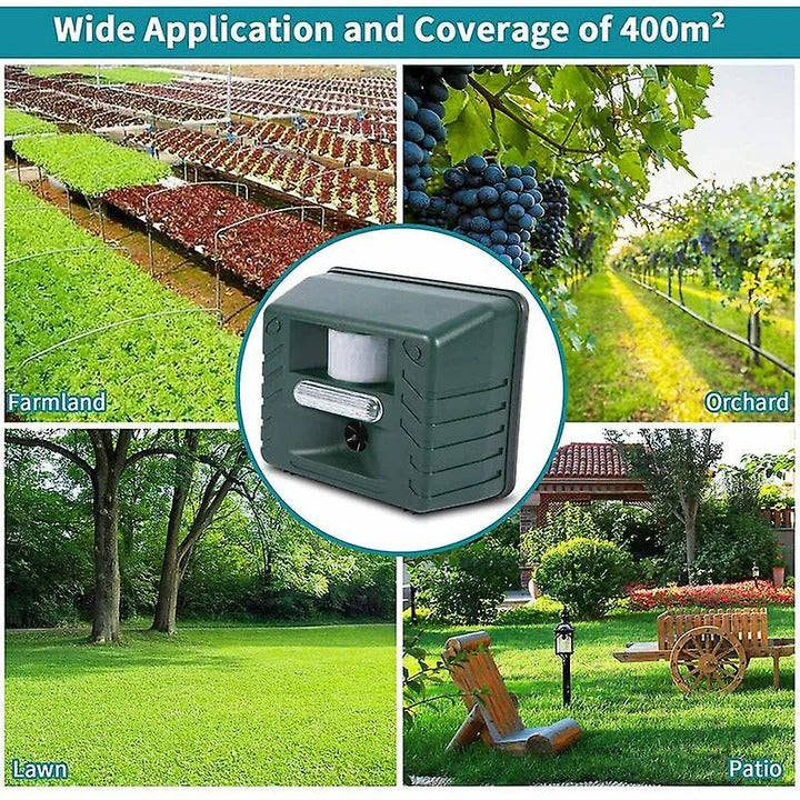 Eco-Friendly Ultrasonic Bird Deterrent for Outdoor Spaces