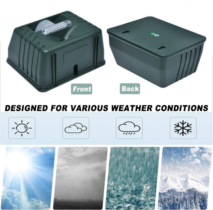Eco-Friendly Ultrasonic Bird Deterrent for Outdoor Spaces
