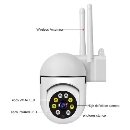 All-Weather 1080P Smart Security Camera with 4X Zoom
