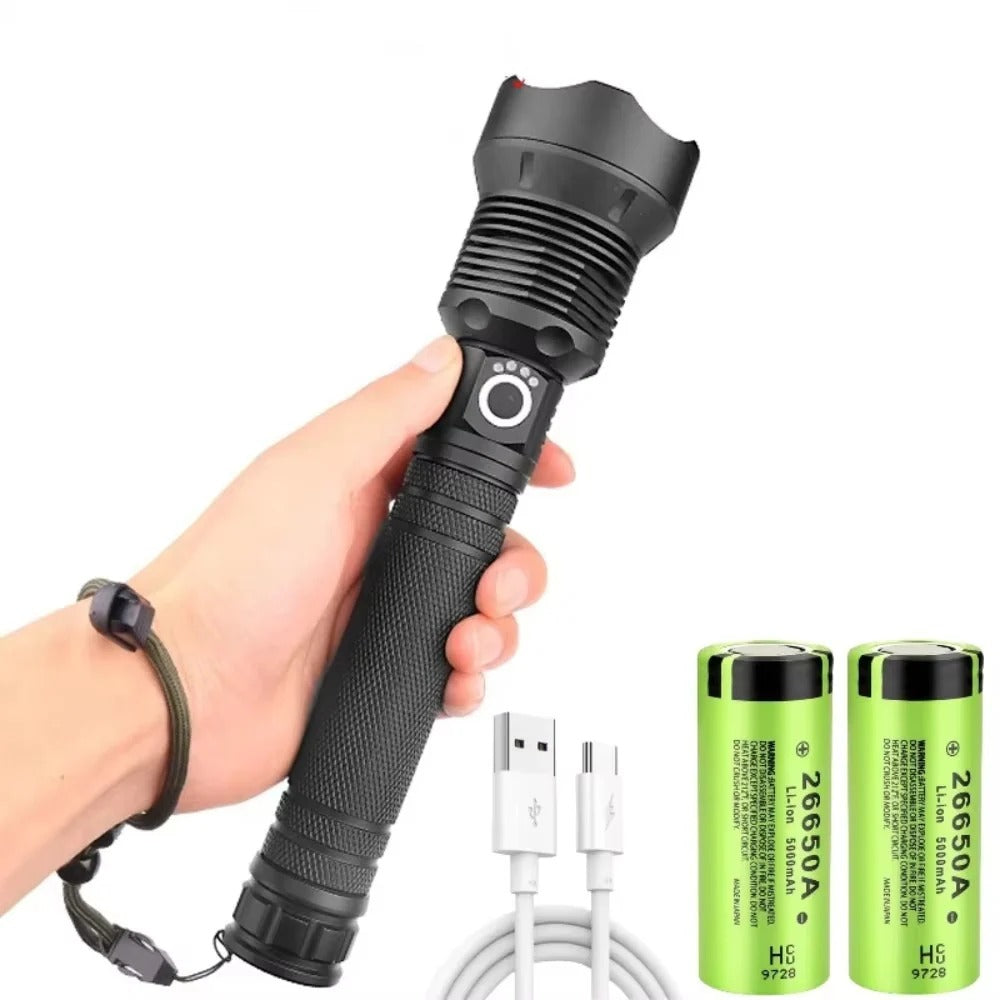 Versatile USB Rechargeable LED Torch with 5 Lighting Options