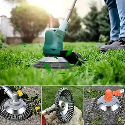 Heavy-Duty Steel Brush Cutter Head - 6 & 8 Inch Options