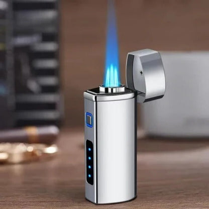 Rechargeable Metal Lighter with Triple Flame Technology