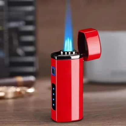 Rechargeable Metal Lighter with Triple Flame Technology