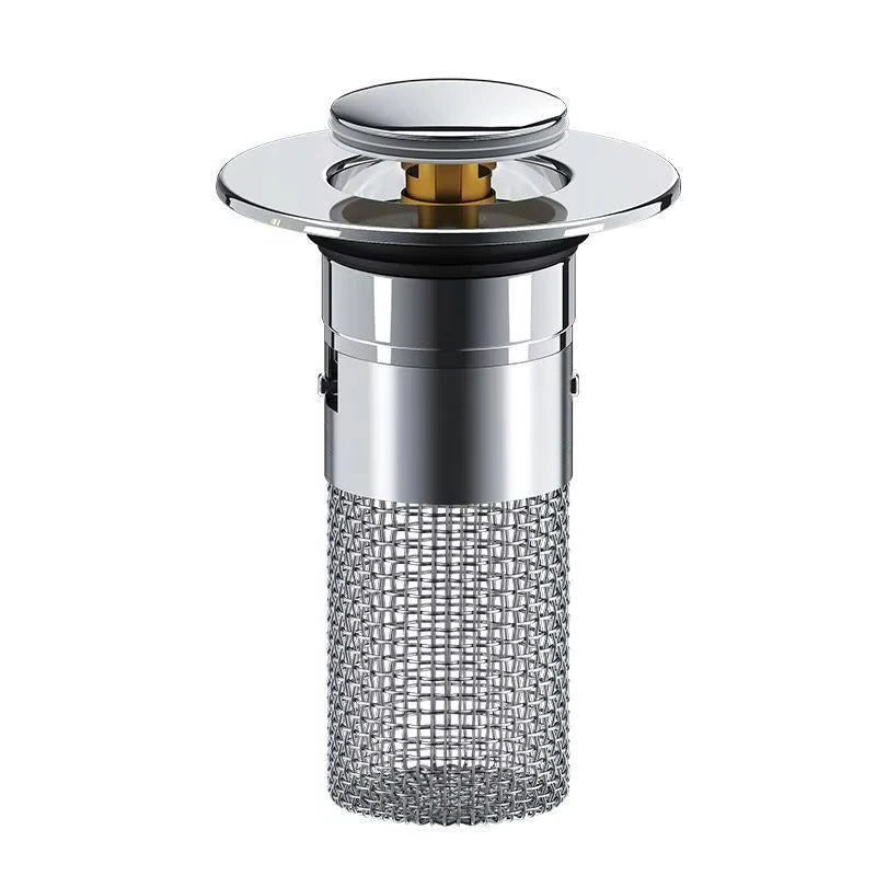 Versatile Push-Button Sink Drain Stopper for Home Use