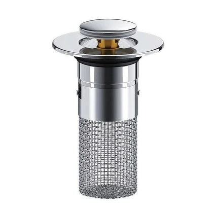 Versatile Push-Button Sink Drain Stopper for Home Use