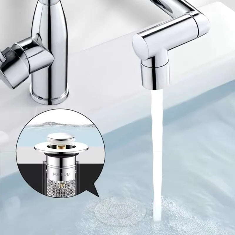 Versatile Push-Button Sink Drain Stopper for Home Use